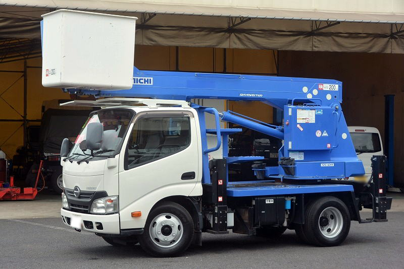 日野 デュトロ 高所 建柱車 H26年 業販ネットは 中古トラックの販売業者の専門サイト